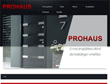 Tablet Screenshot of prohaus-zabrze.pl